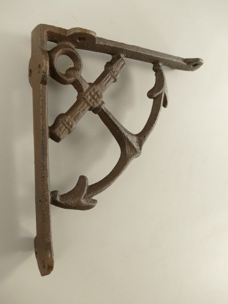 Wall shelf bracket (2) - Cast iron #1.2