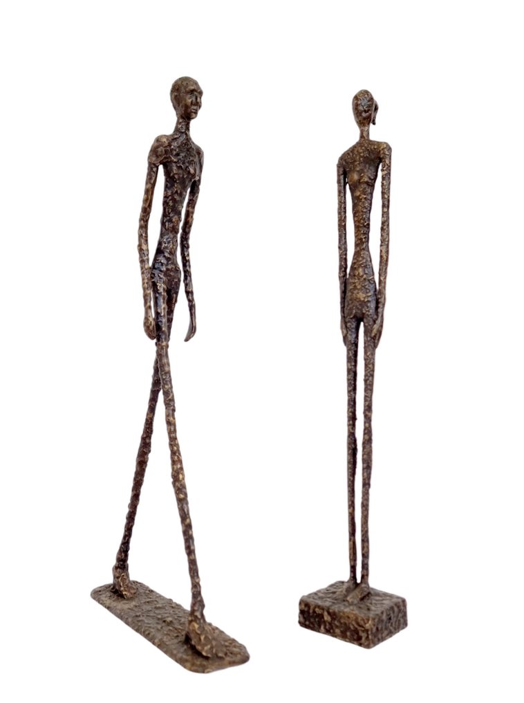 Figurine - Walking men (2) - Bronze #2.1