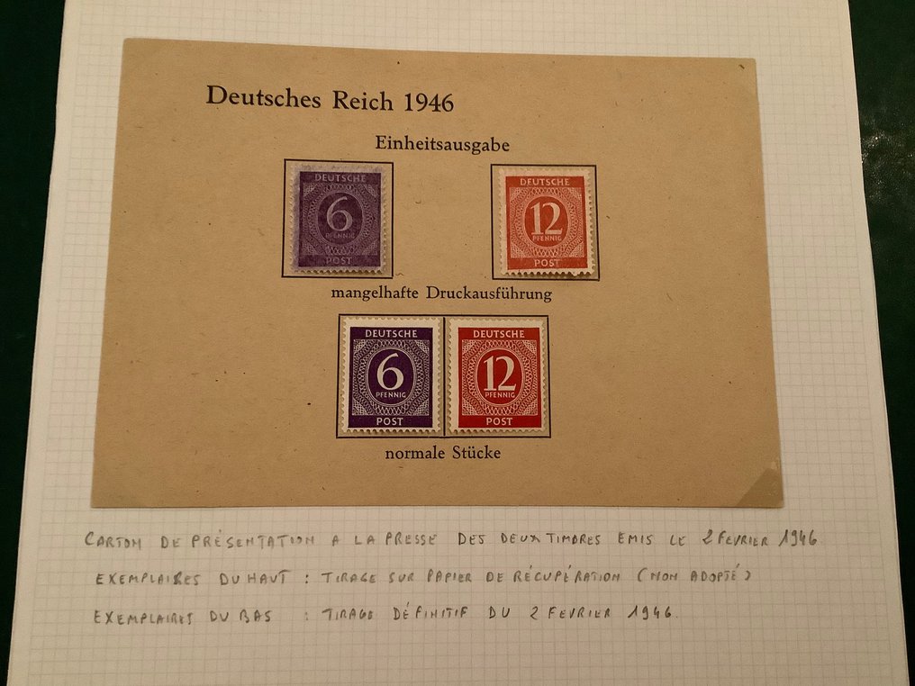 同盟國軍事佔領－德國 1946 - 為發布一系列數據而向媒體提供的展示卡 #2.2