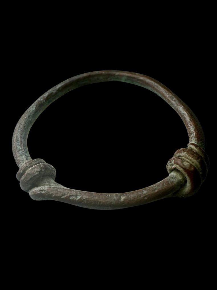 Middeleeuws Brons Oude Viking bronzen ring  (Zonder Minimumprijs) #1.2