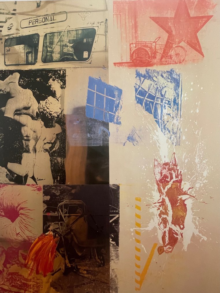 Robert Rauschenberg (after) - Favor Rites (Urban Bourbon Series) - Offset Lithography - Achenbach licensed print - 1994 #2.1