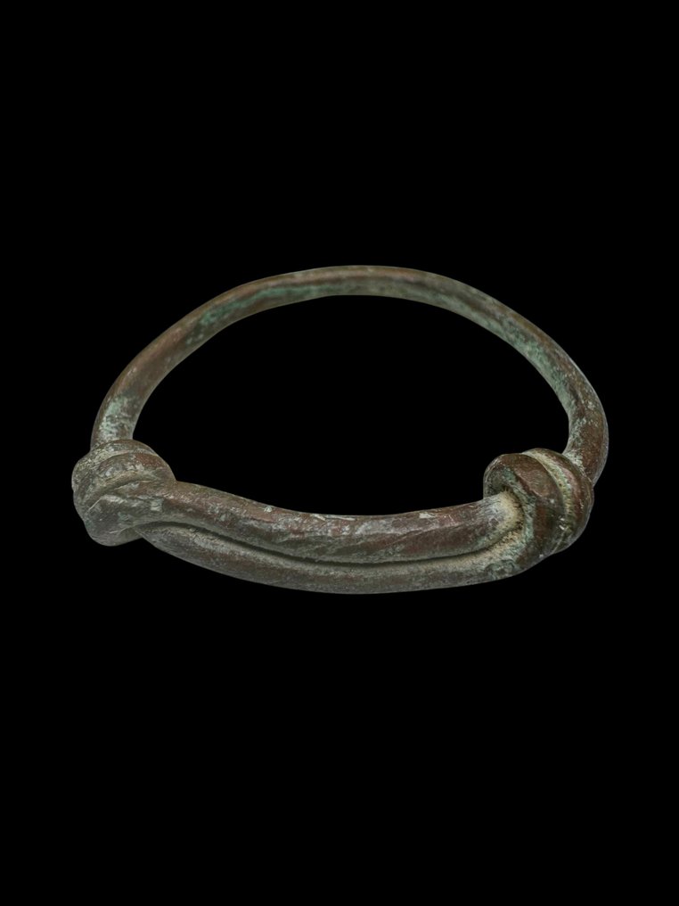 Middeleeuws Brons Oude Viking bronzen ring  (Zonder Minimumprijs) #1.1