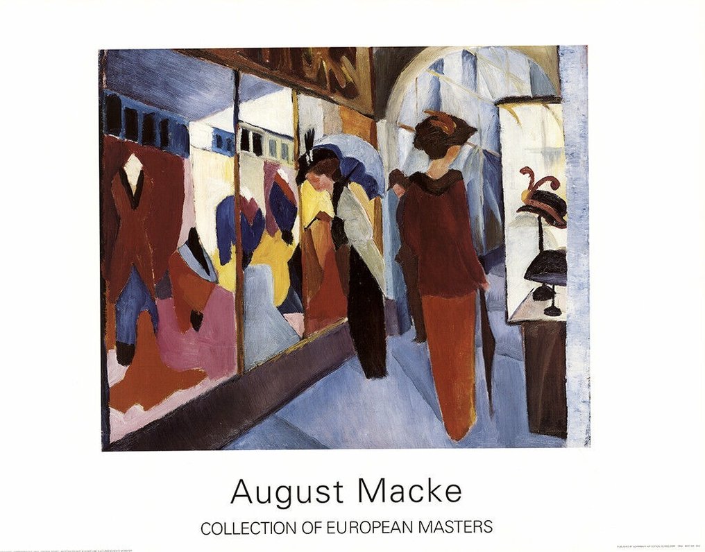 August Macke - August Macke - Modegeschäft #1.0