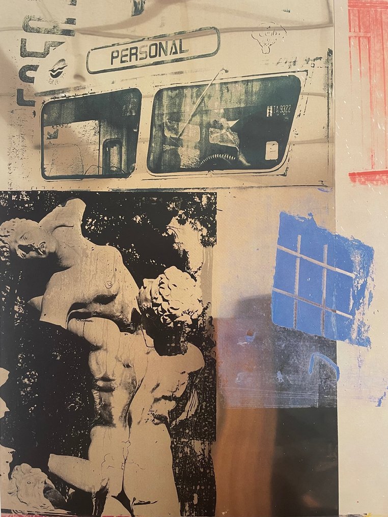 Robert Rauschenberg (after) - Favor Rites (Urban Bourbon Series) - Offset Lithography - Achenbach licensed print - 1994 #3.2