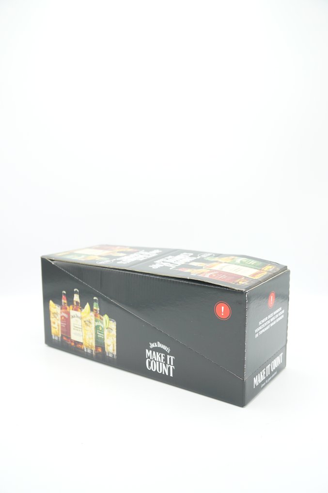 Jack Daniel's Honey - Fire - Apple miniatures - Full counter display with 8 sets  - 5cl - 24 bottles #1.0