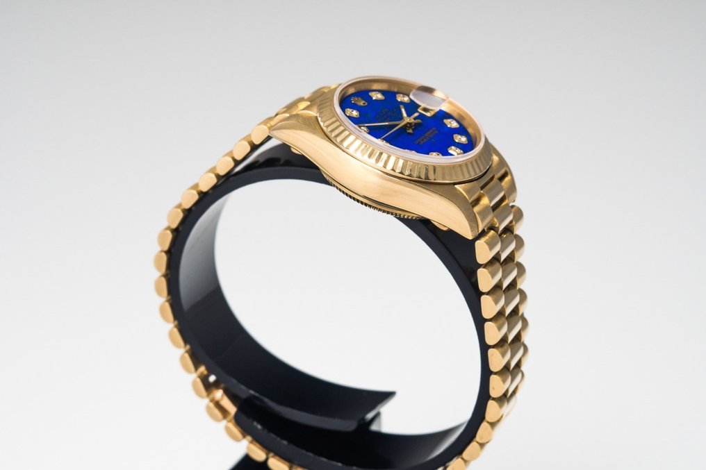 Rolex - Datejust President Blue Lapis Dial 18K Gold - 69178 - Γυναίκες - 1998 #3.2