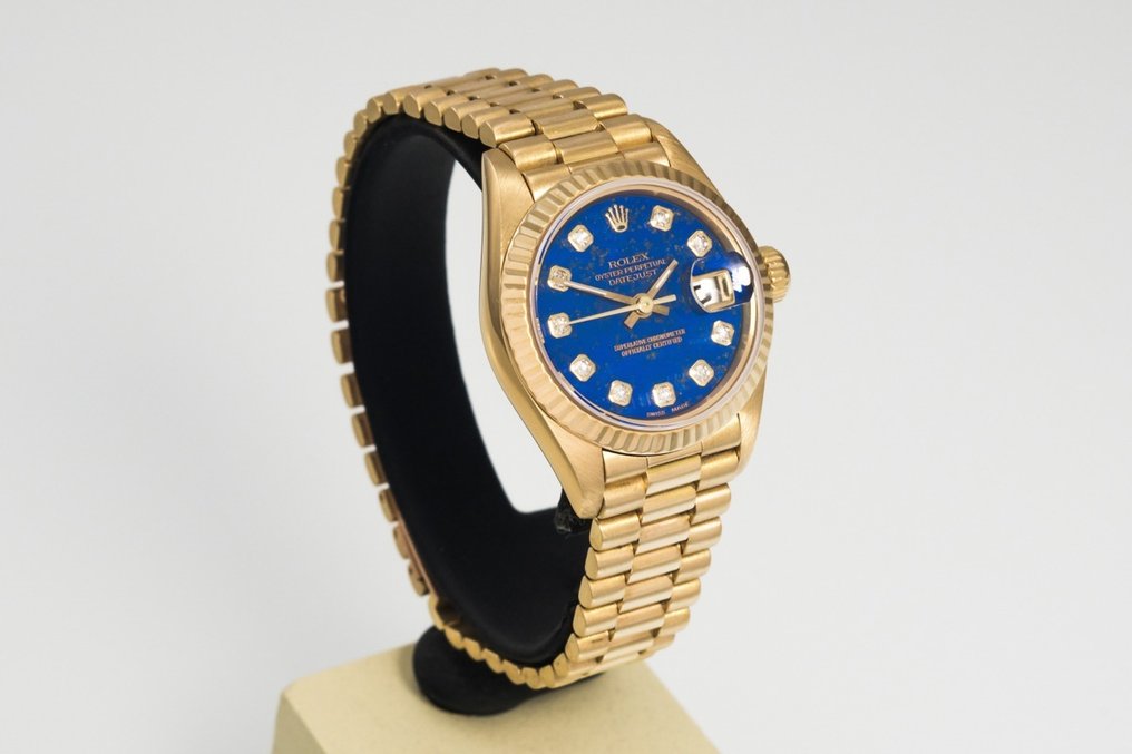Rolex - Datejust President Blue Lapis Dial 18K Gold - 69178 - Γυναίκες - 1998 #1.0