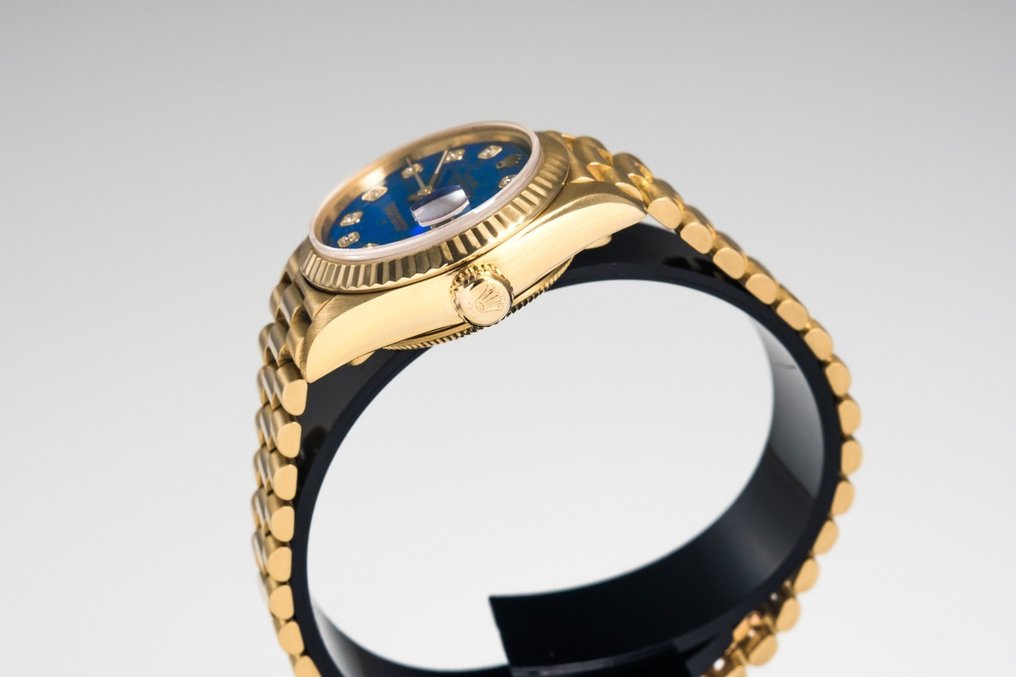 Rolex - Datejust President Blue Lapis Dial 18K Gold - 69178 - Γυναίκες - 1998 #4.3