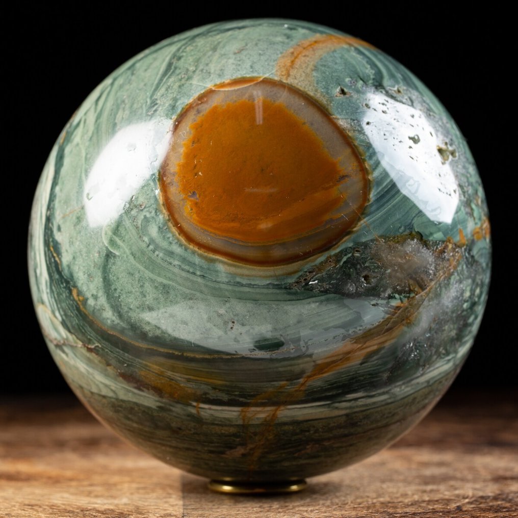 Agata EXTRA QUALITY - Polycrome Agate Sphere - Altezza: 165 mm - Larghezza: 165 mm- 6200 g #1.2