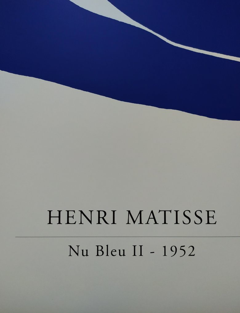 Henri Matisse (1869-1954) (after) - "Nu Bleu II, 1952" - (70x100cm) #3.1