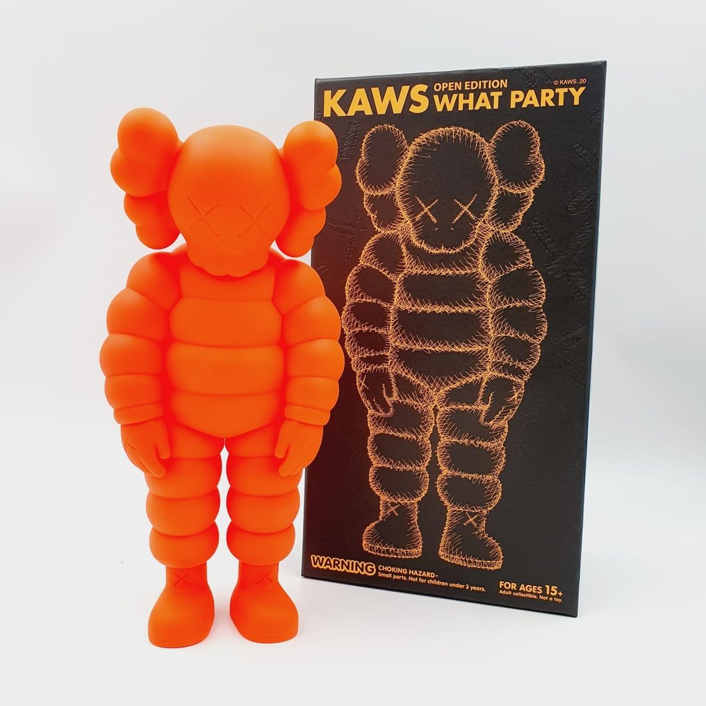Kaws (1974) - NO RESERVE Kaws What Party Orange 2020 #1.0