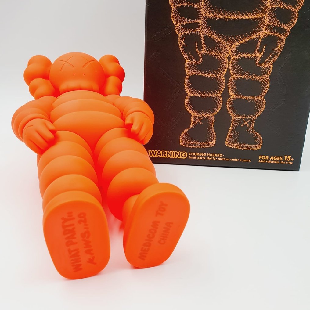 Kaws (1974) - NO RESERVE Kaws What Party Orange 2020 #2.1