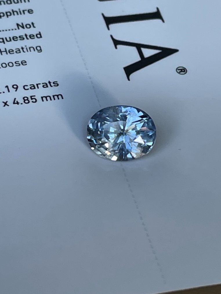 1 pcs  蓝色 蓝宝石  - 2.19 ct - 美国宝石研究院（GIA） #1.0