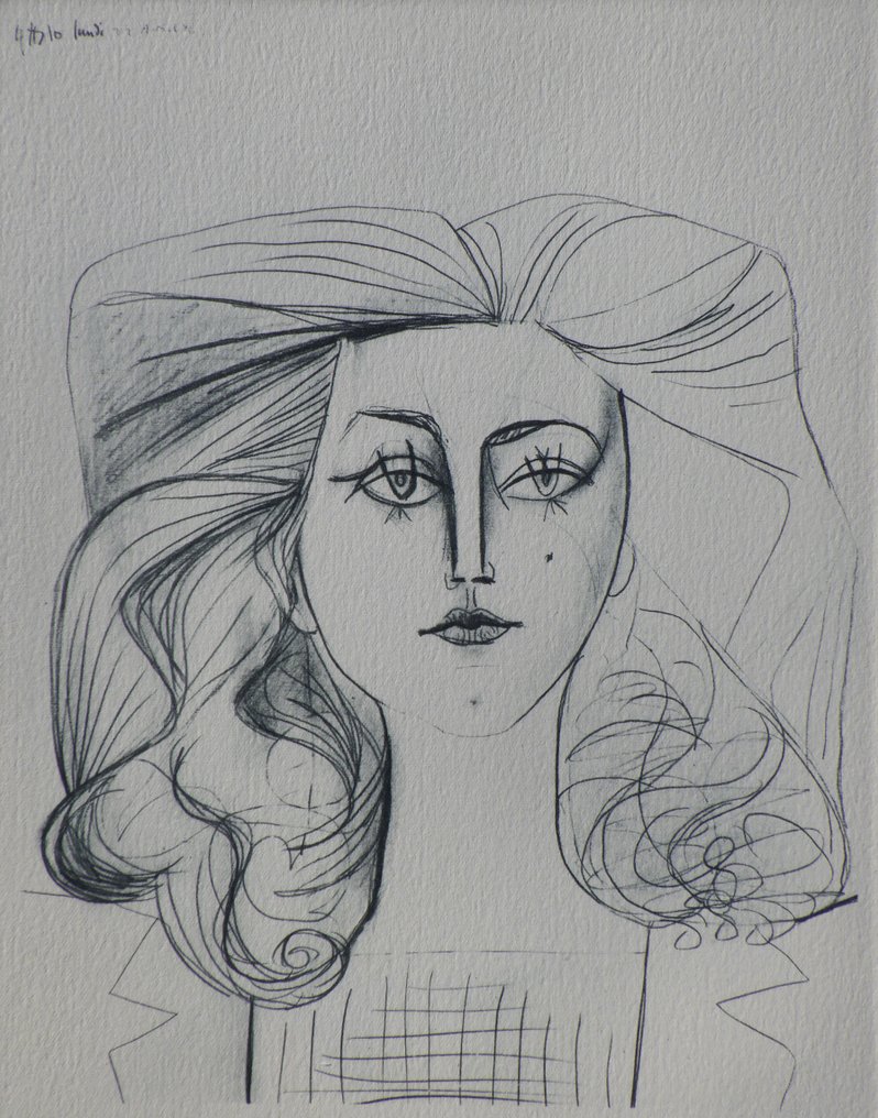Pablo Picasso (1881-1973) - Portrait de Jacqueline #1.0