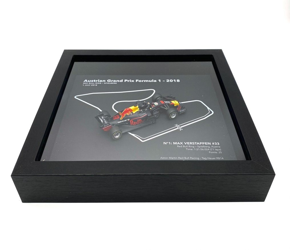 Artwork - FRAMEDWHEELS - Red Bull - Max Verstappen - GP F1 Austria 2018 - Red Bull Ring, Spielberg #4.3