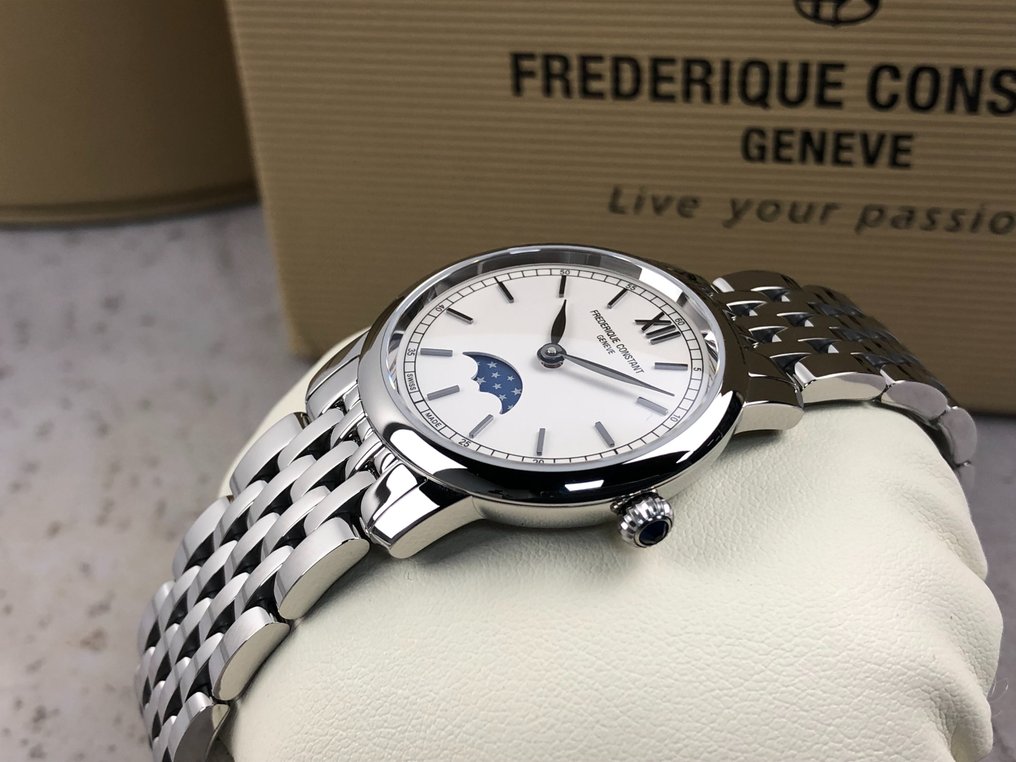 Frédérique Constant - Slimline Moonphase - No reserve price - FC-206SW1S6B - Women - 2020+  #3.2