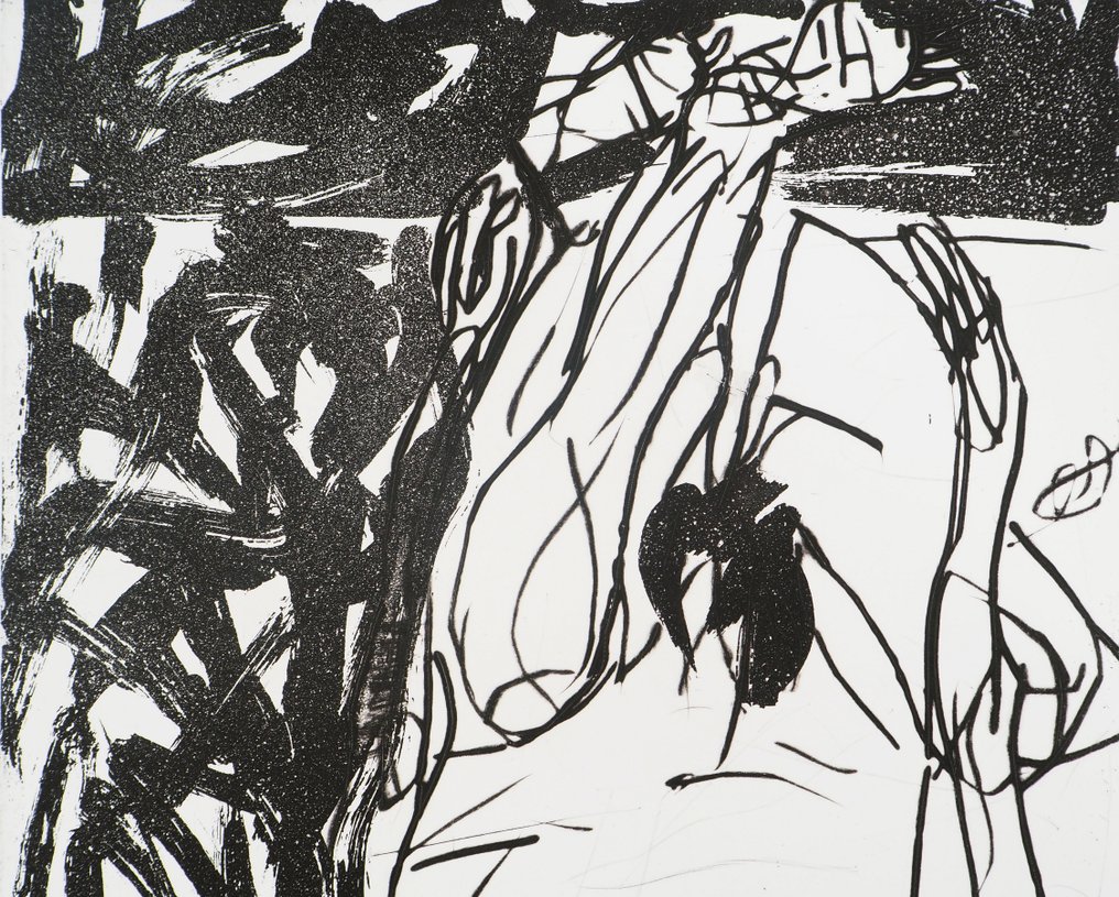 Georg Baselitz (1938) - Pour Elke : Hommage à la femme #4.3