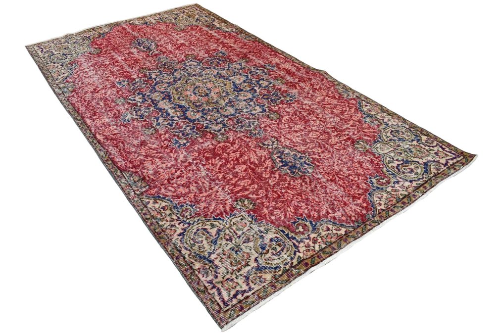 Red Boho Vintage √ Certificate √ Cleaned - Carpet - 288 cm - 160 cm #1.1