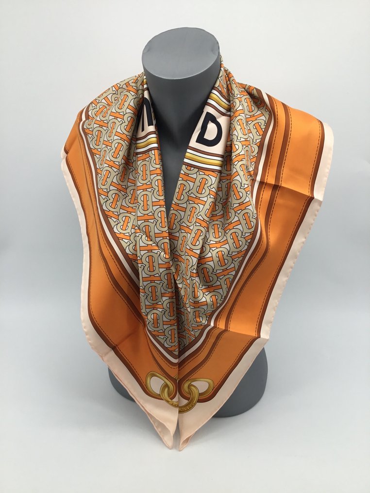 Burberry - TB monogramme .90/90 cm - Sciarpa #1.0