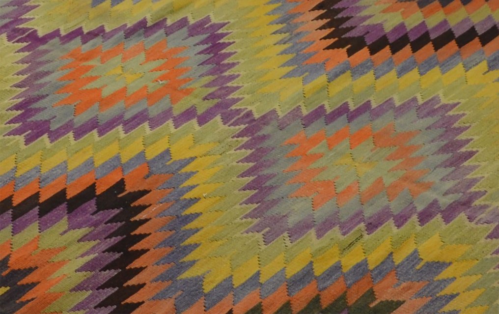 Usak - 凯利姆平织地毯 - 298 cm - 163 cm #2.1