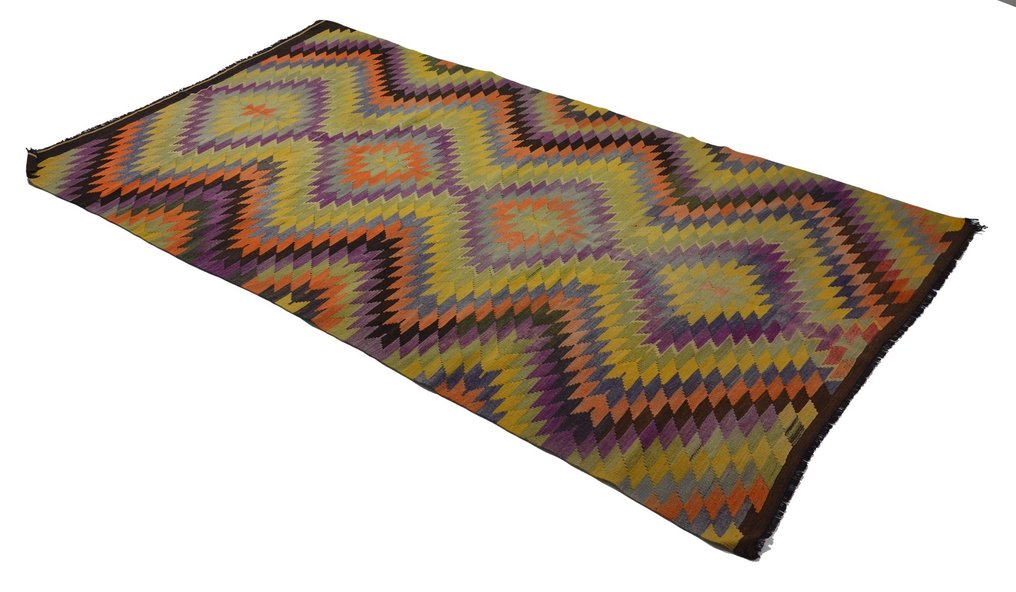 Usak - 凯利姆平织地毯 - 298 cm - 163 cm #1.3