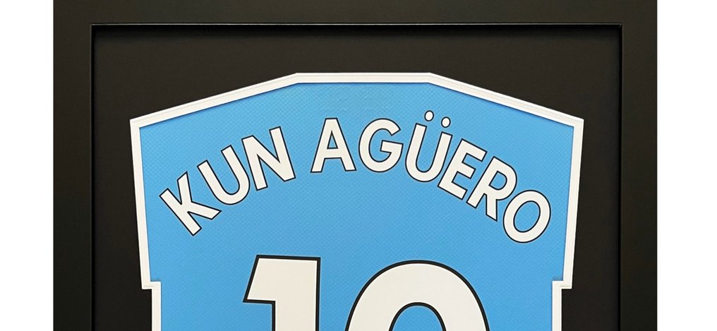 曼城 - Signed by Sergio Kun Agüero - 足球衫 #4.3
