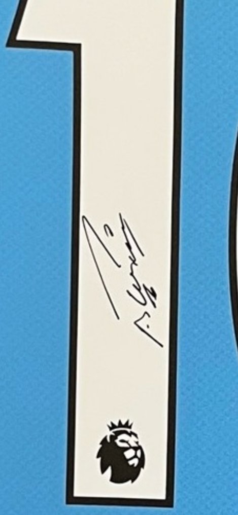 曼城 - Signed by Sergio Kun Agüero - 足球衫 #3.2