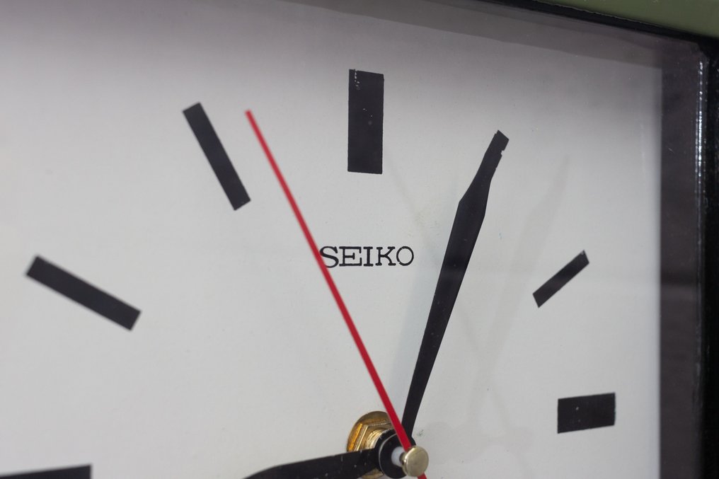 Ρολόι τοίχου - Seikosha CO. LTD Seiko -   Χάλυβας, Βακελίτης, Πλαστικό, Γυαλί - 1980-1990 #4.3