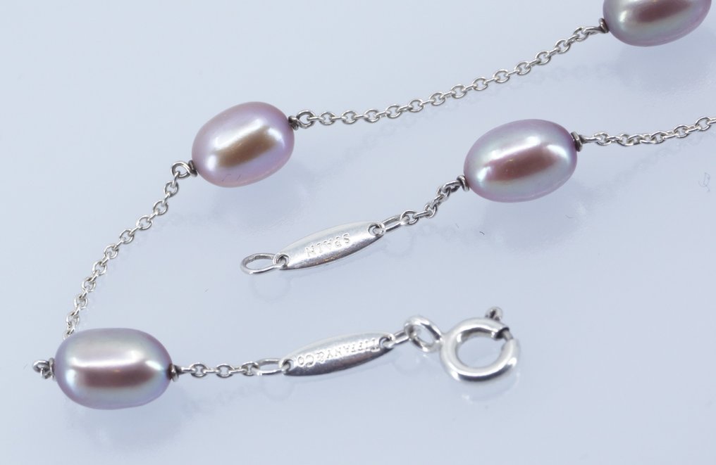 Tiffany & Co - Pearls by the Yard - 925 Argento - Bracciale Perla d’acqua dolce #2.2