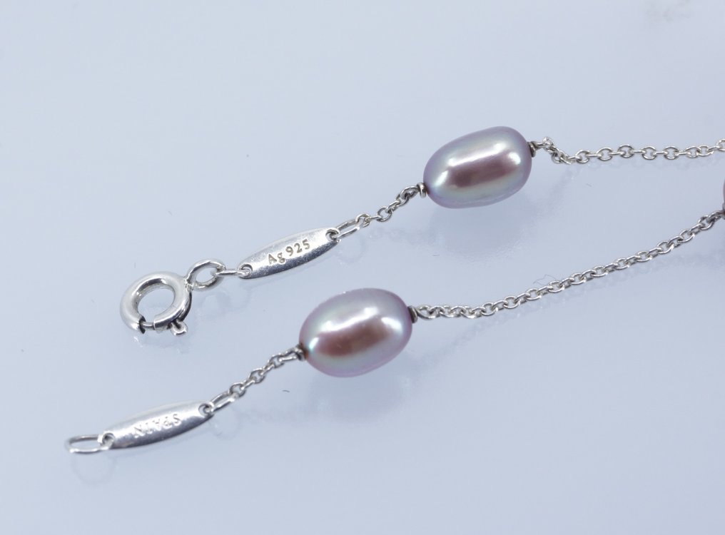 Tiffany & Co - Pearls by the Yard - 925 Argento - Bracciale Perla d’acqua dolce #3.1