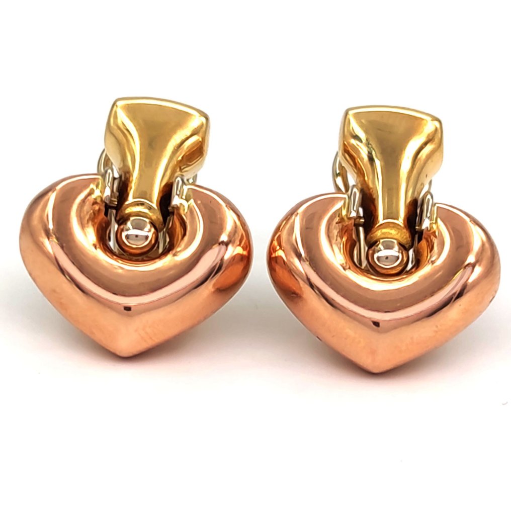 Earrings - 18 kt. Rose gold, Yellow gold #1.1