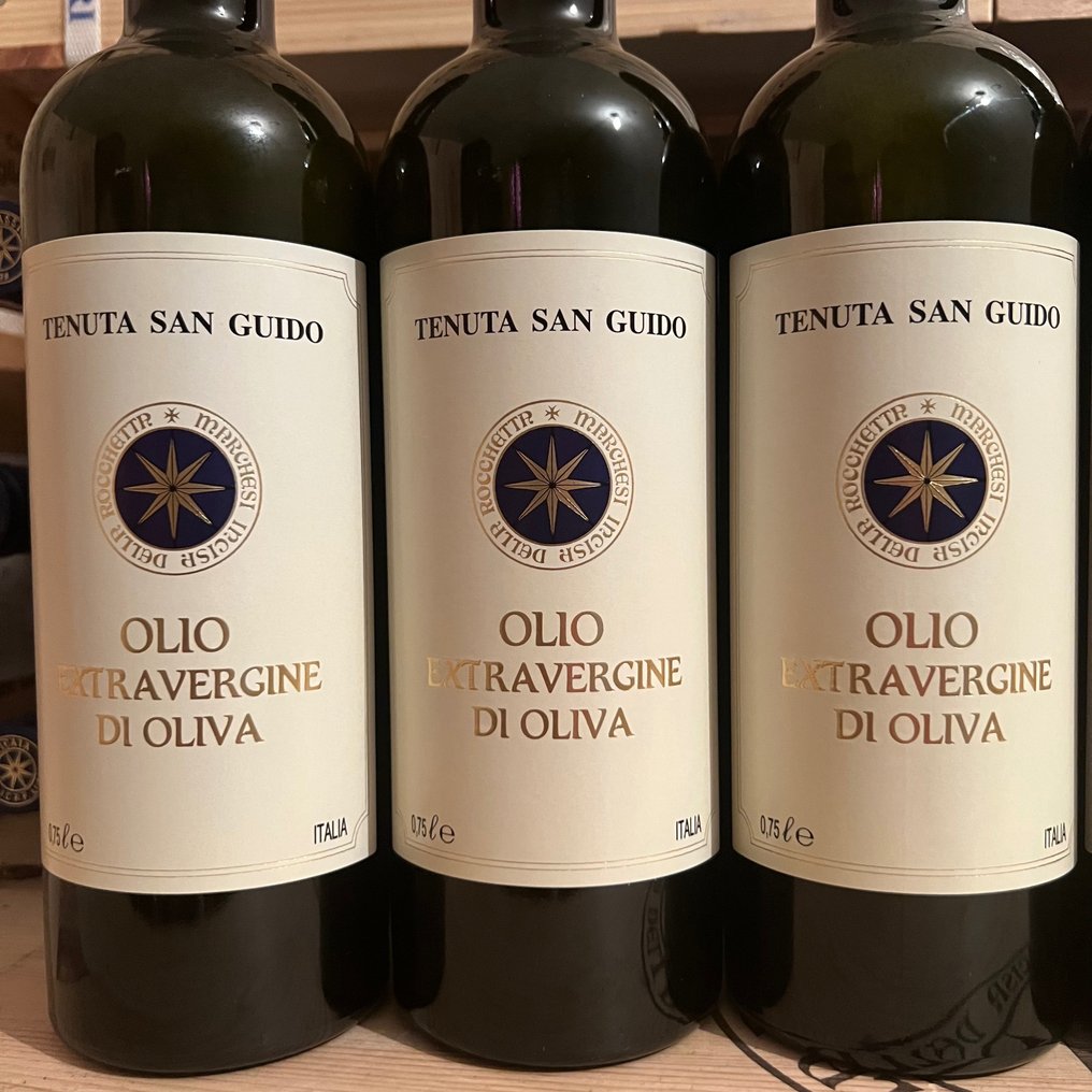 Tenuta San Guido, Sassicaia, Olio EVO 2024/2025 - Natives Olivenöl Extra - 6 - 750 ml Flasche #1.0