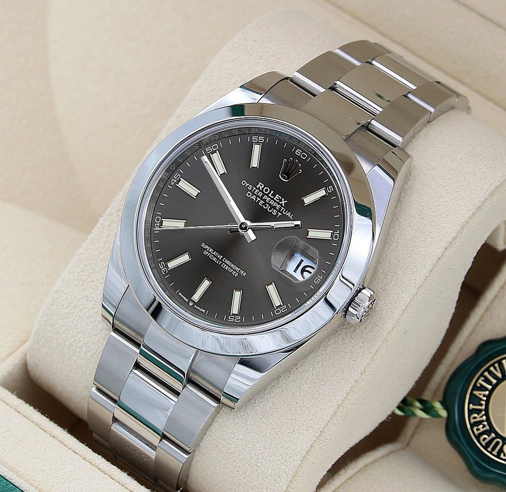 Rolex - Oyster Perpetual Datejust 41 'Slate Grey Dial' - 126300 - Miehet - 2011-nykypäivä #1.2