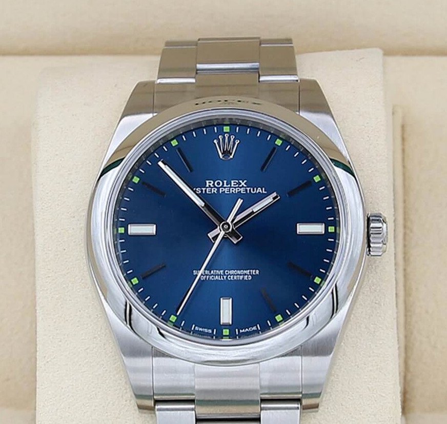 Rolex - Oyster Perpetual 39 'Blue Dial' - 114300 - Άνδρες - 2011-σήμερα #2.1