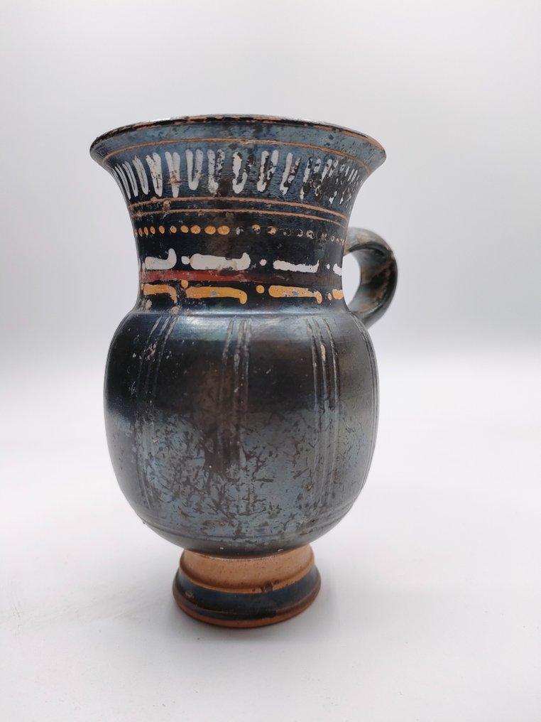 Gammel gresk, Magna Graecia Gnathian Ceramic Olpe. Spansk importlisens. Olpe #1.1