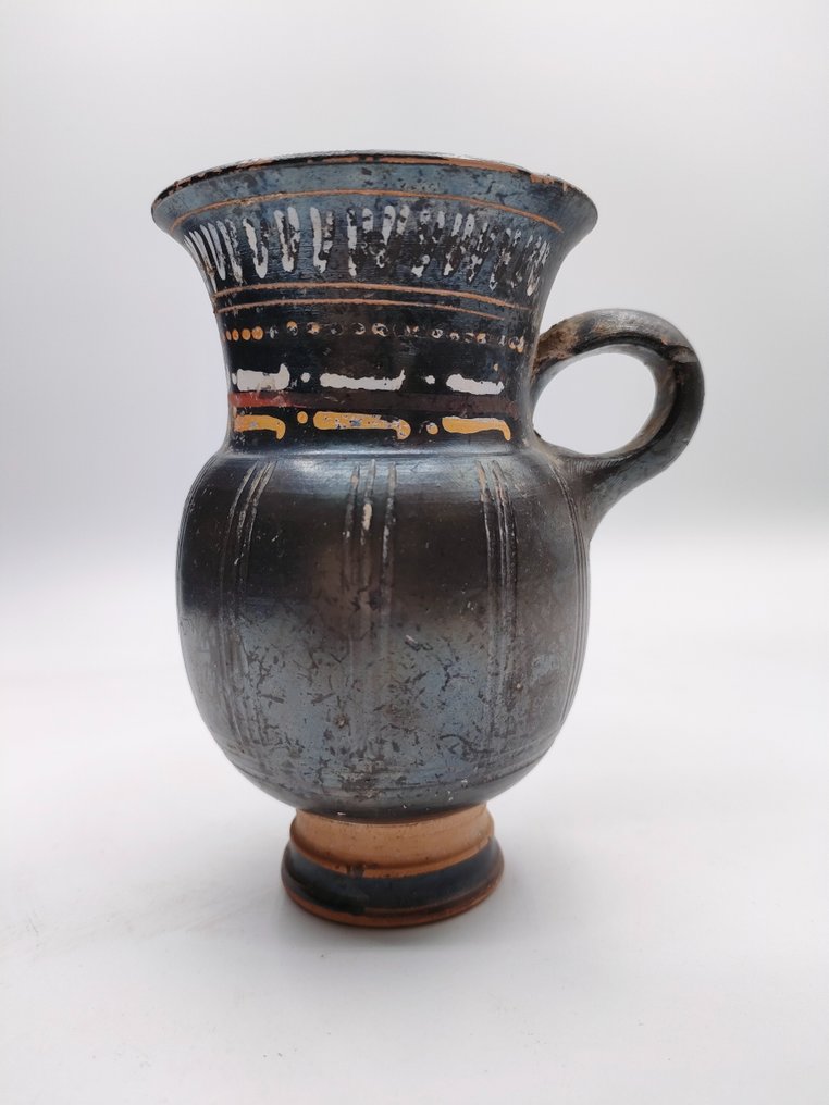 Gammel gresk, Magna Graecia Gnathian Ceramic Olpe. Spansk importlisens. Olpe #2.1