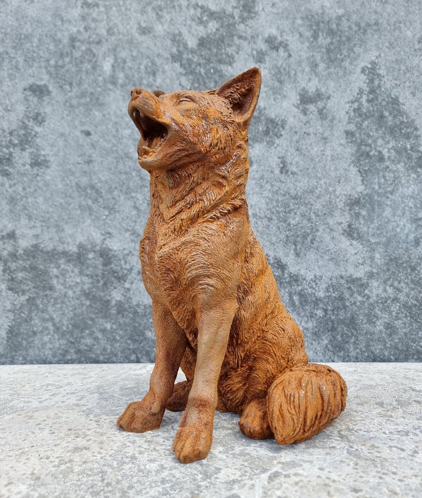 雕刻, Lachende vos - 32 cm - 鐵 #1.0