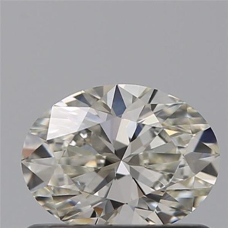 1 pcs Diamant - 1.00 ct - Ovaal - J - VVS2 #1.1