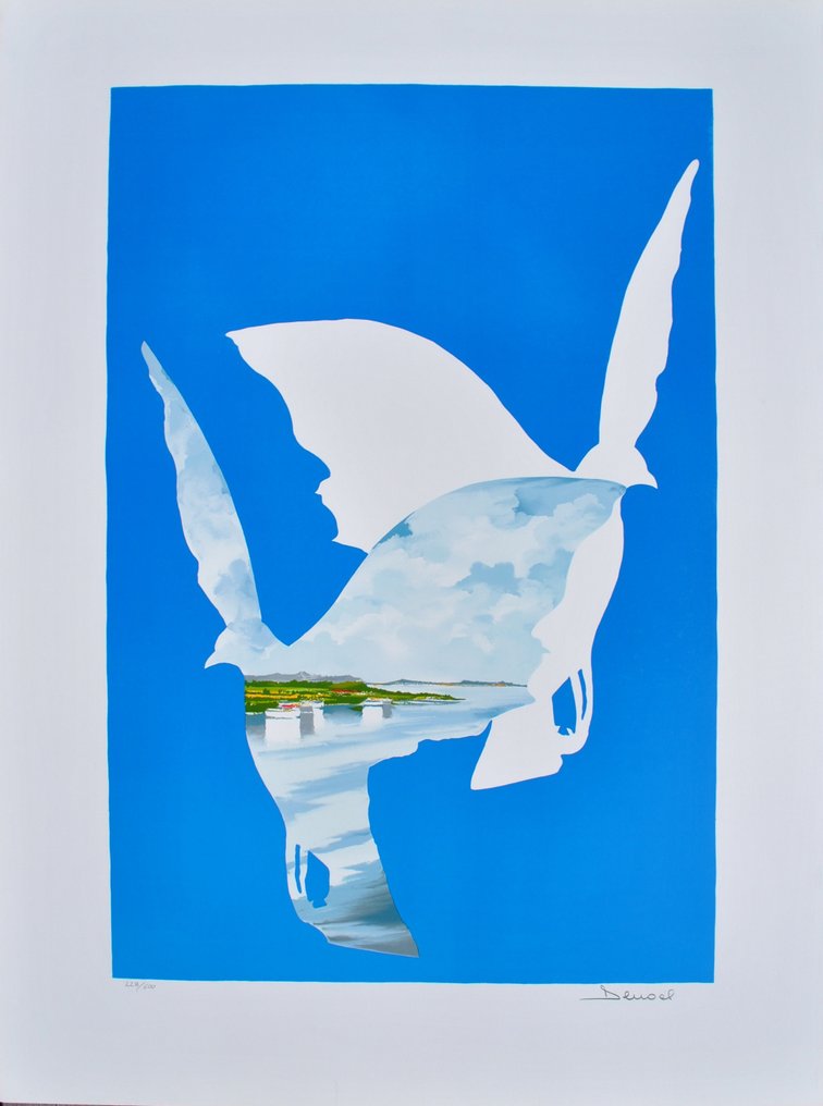 Denoel (1934) - Hommage à Magritte : Colombe de la liberté #1.0