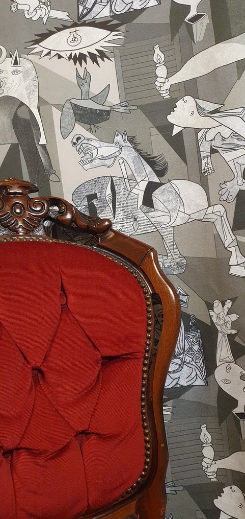 Tessuto Pablo Picasso "Guernica" Originaldesign - 300x280cm - Kunstnerisk design - Tekstil - 300 cm - 280 cm #4.3