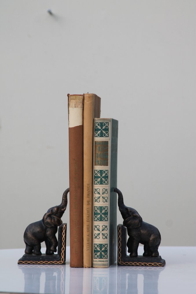 Βιβλιοστάτες (2) - ελέφαντας - Cast iron #1.0