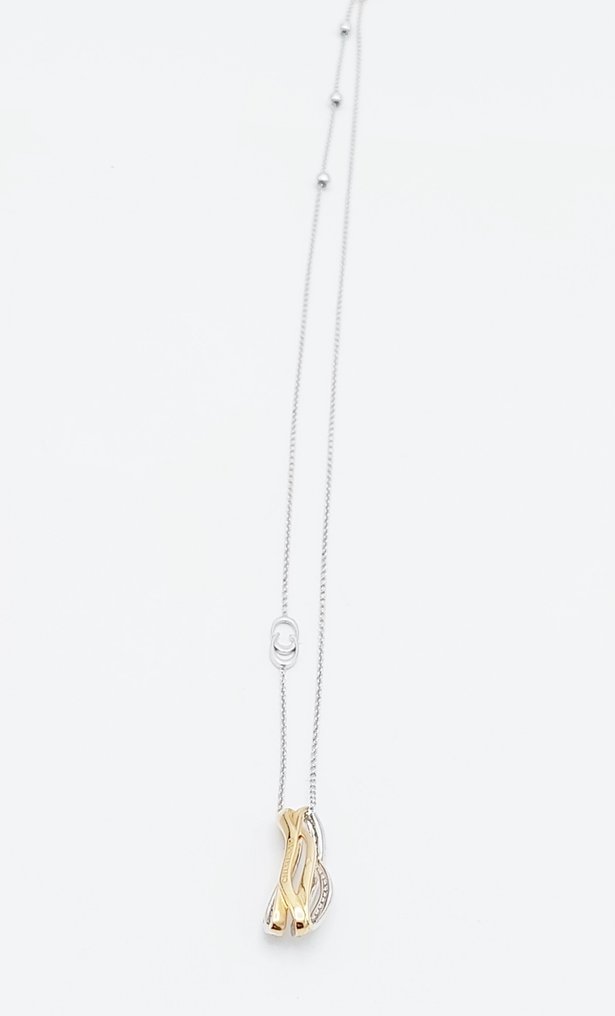 Chimento - 18 kt Roségold, Weißgold - Halskette mit Anhänger - 0.24 ct Diamant #2.1