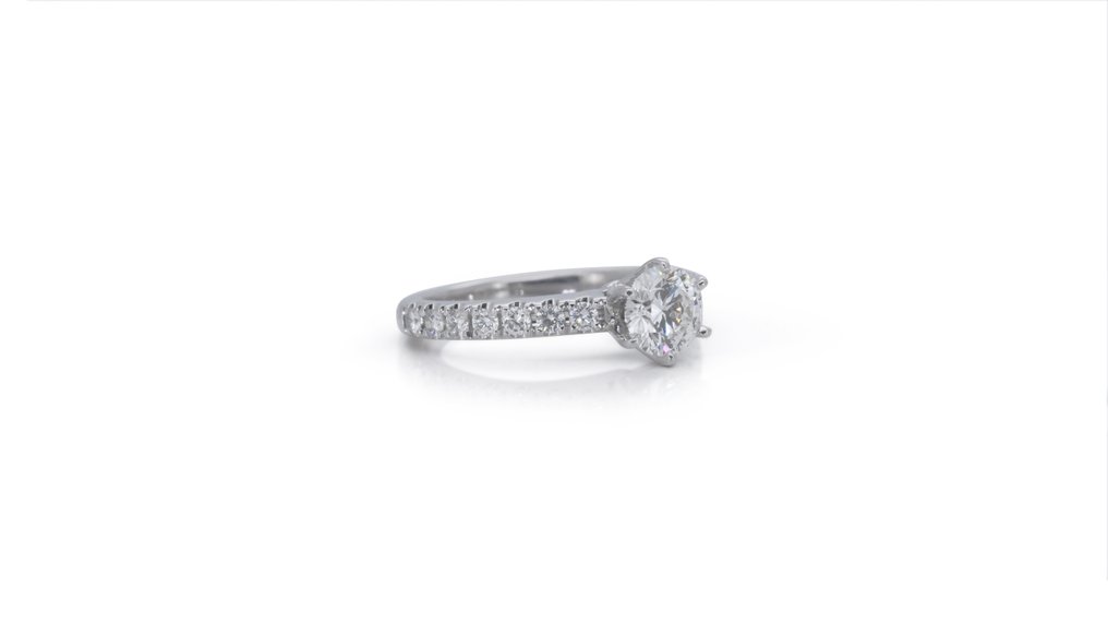 18 kraat Hvidguld - Ring - 0.52 ct Diamant #3.1