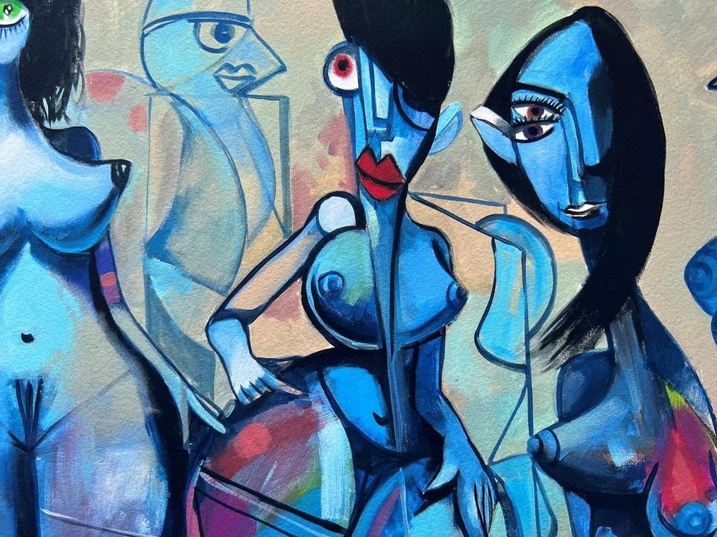 Andrzej Gudański - Blue figures #3.1