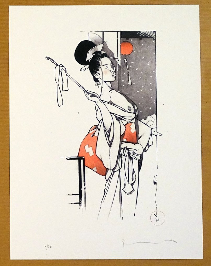 Michetz - 2 Offset Print - Saisons - Geisha Automne / Geisha Hiver #2.1