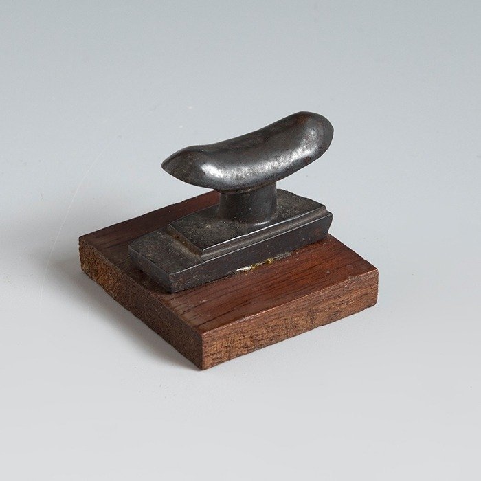 Αρχαία Αιγυπτιακή Πέτρα Μενταγιόν κεφαλής. Μήκος 3 εκ. Άδεια εξαγωγής Ισπανίας. #3.2