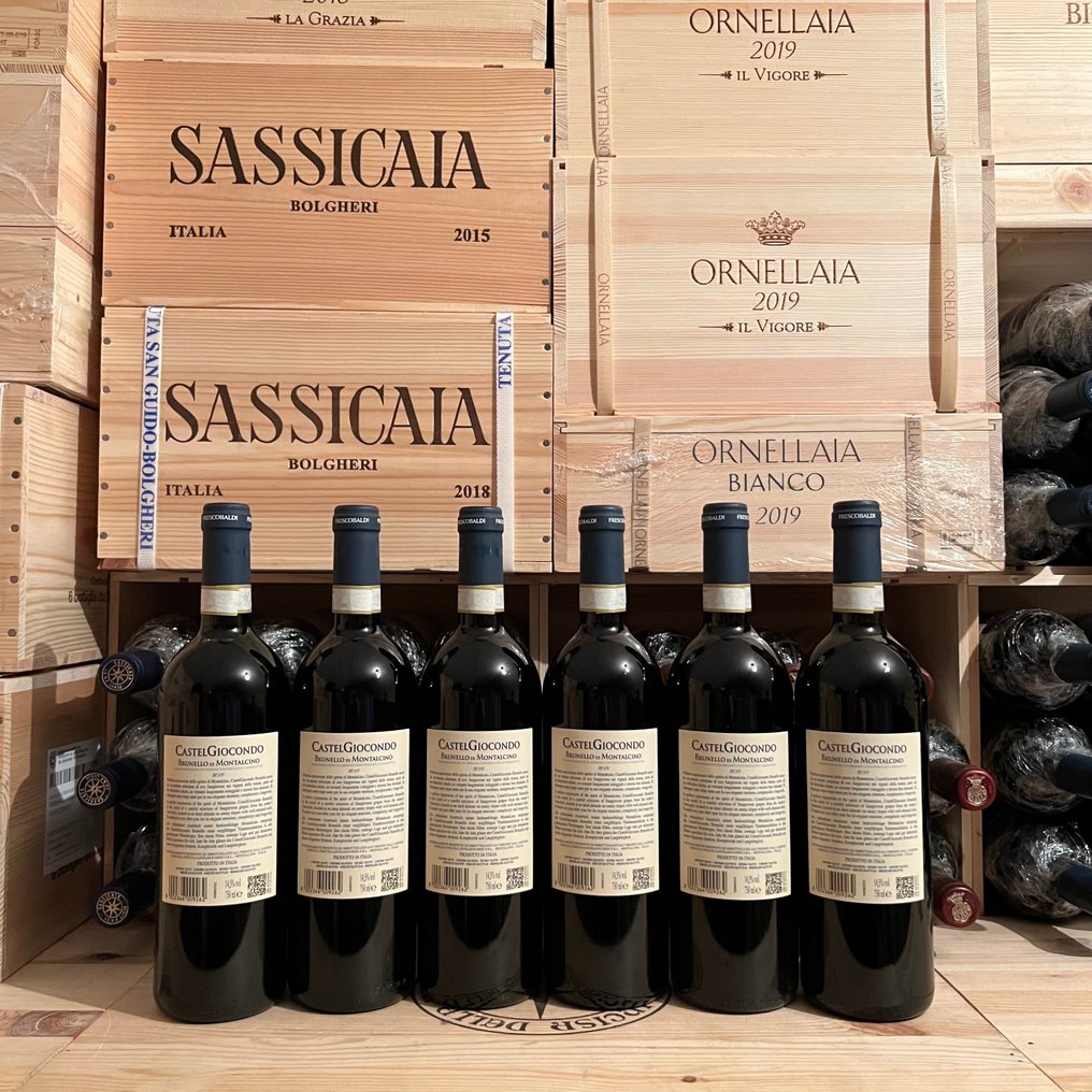 2019 Marchesi Frescobaldi, Castelgiocondo - Μπρουνέλο ντι Μονταλσίνο DOCG - 6 Bottles (0.75L) #4.3