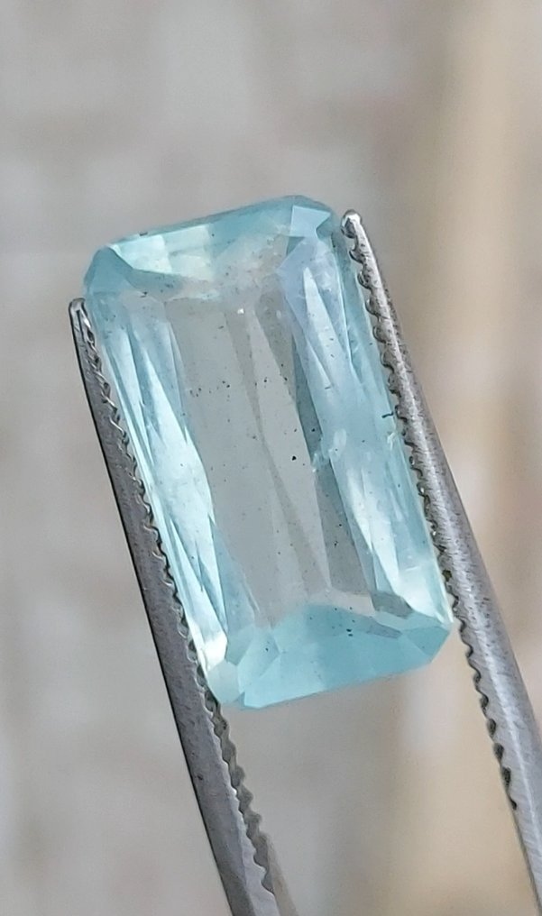 Aquamarine - 6.59 ct - ALGT (Laboratorul pentru testarea pietrelor prețioase din Anvers) #2.1