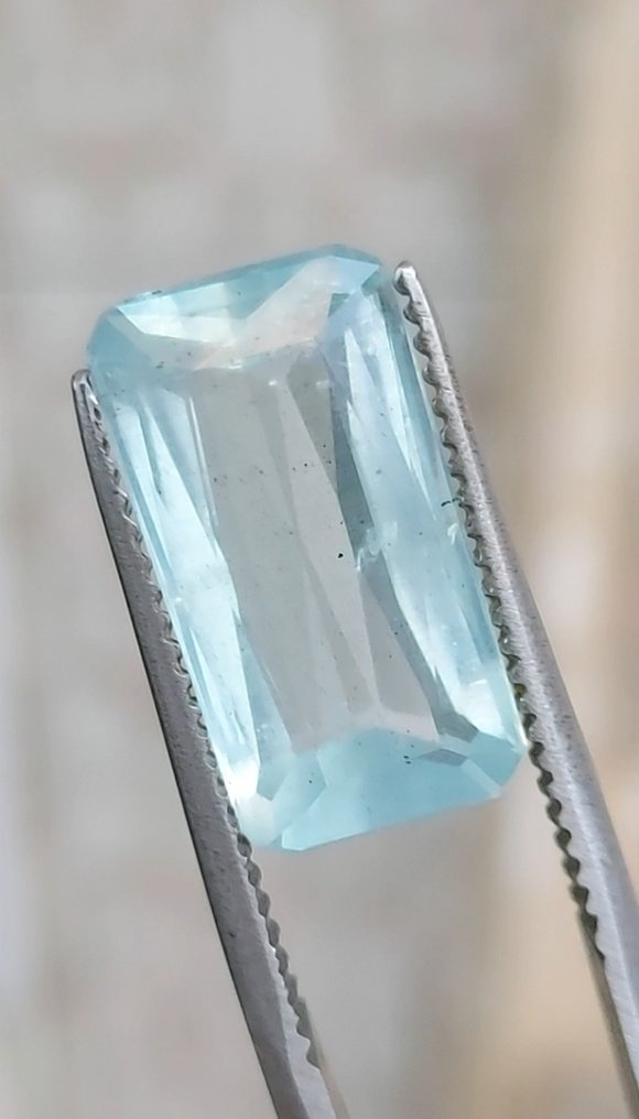 Aquamarine - 6.59 ct - ALGT (Laboratorul pentru testarea pietrelor prețioase din Anvers) #4.3