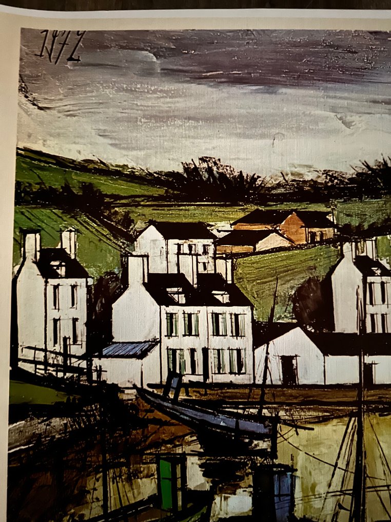 Bernard Buffet (1928-1999) - La plage bretonne #1.0